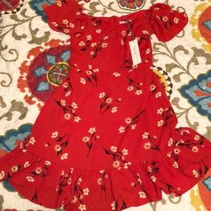 Nine Britton Val Ruffle Hem Dress